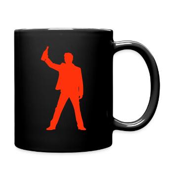 Drunk Silhouette - Full Colour Mug - black - Right