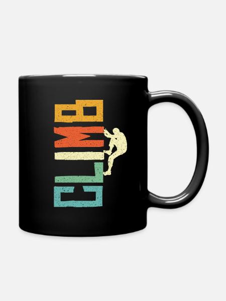 Escalade de bloc Escalade Alpinistes - Mug uni - noir