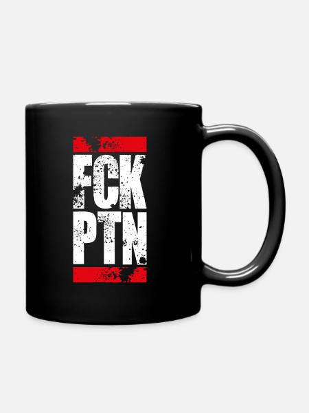 FCK PTN - Tasse einfarbig - Schwarz