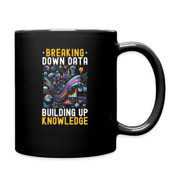 Science des données, Analyse des données, Machine Learning, Données - Mug uni - noir - Droite