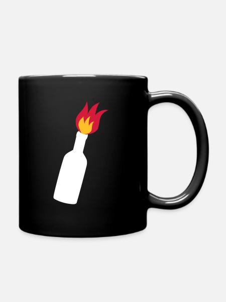 Molotow Cocktail - Tasse einfarbig - Schwarz