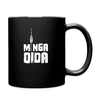 Minga Oida - München Alter - Tasse einfarbig - Schwarz - Rechts