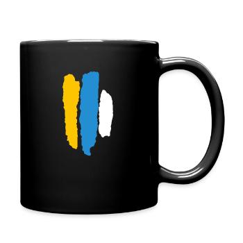 Canary Flag - Full Colour Mug - black - Right