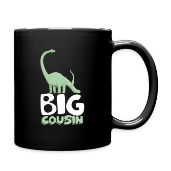 Cousin Cousinen Familie Cousin lustige Geschenkide - Tasse einfarbig - Schwarz - Rechts