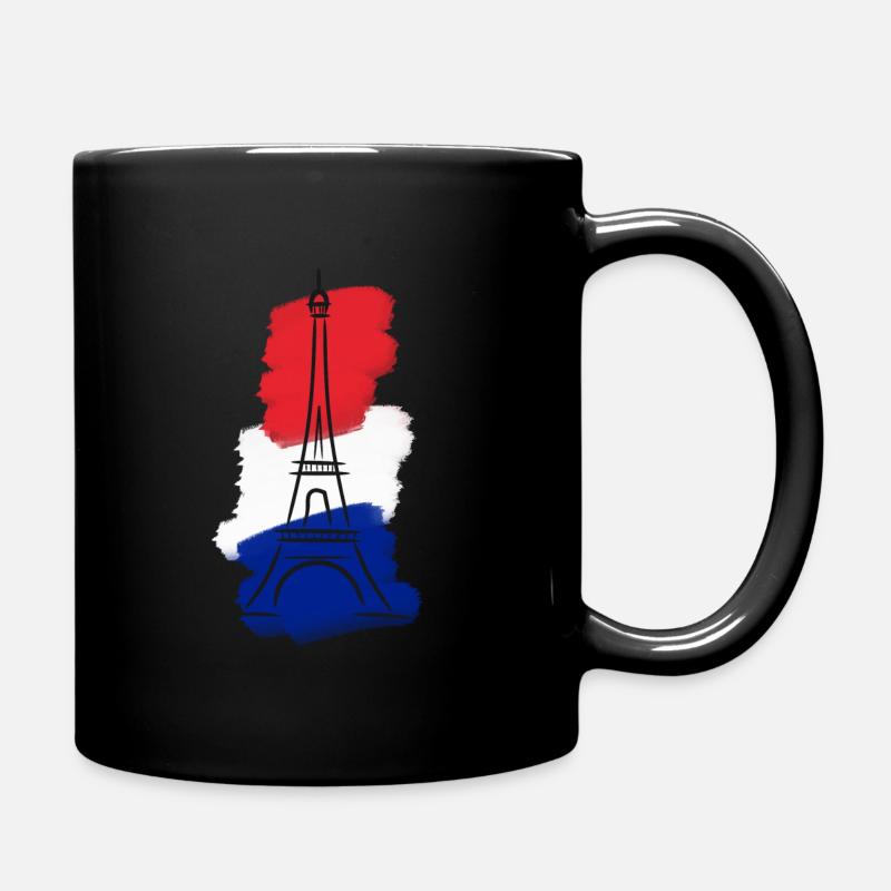 Eiffelturm - Tasse einfarbig - Schwarz