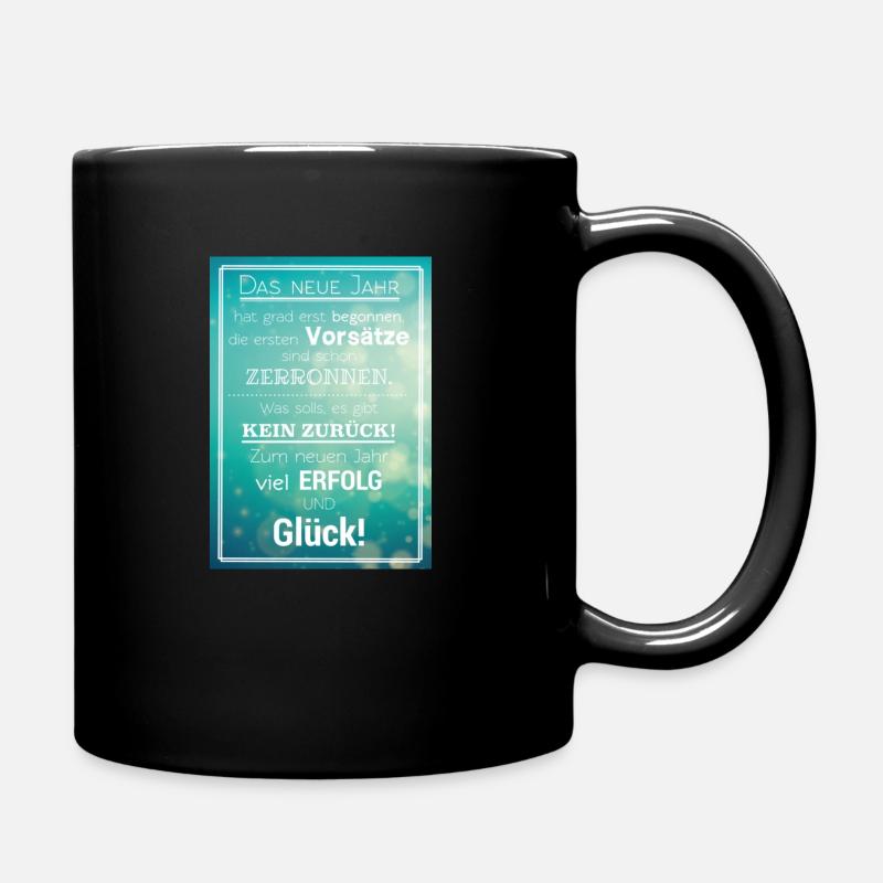 Neue vorsetze - Tasse einfarbig - Schwarz