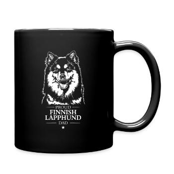 Finnish Lapphund Dad Dogs Dog Wilsigns - Full Colour Mug - black - Right