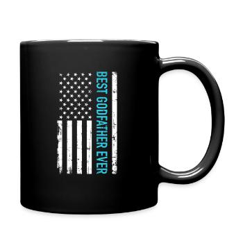 Patenonkel - Tasse einfarbig - Schwarz - Rechts