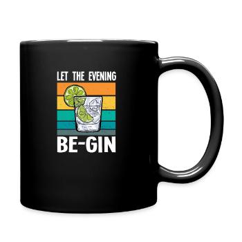 Gin - Gin Cocktail Gin Trinker Cadeau - Mug uni - noir - Droite