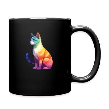 Chat de fierté - Mug uni - noir - Droite