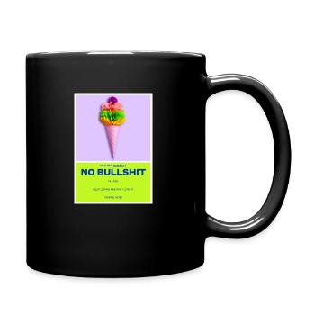 NO BULLSHIT PLEASE - Mug uni - noir - Droite