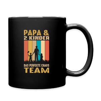Bester Papa Der Welt Geschenke Weihnachten - Tasse einfarbig - Schwarz - Rechts