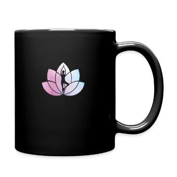 yoga - Mug uni - noir - Droite