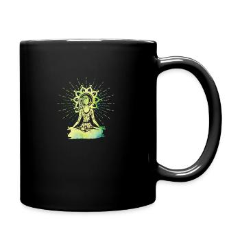 yoga - Mug uni - noir - Droite