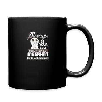 Meerkat - Full Colour Mug - black - Right