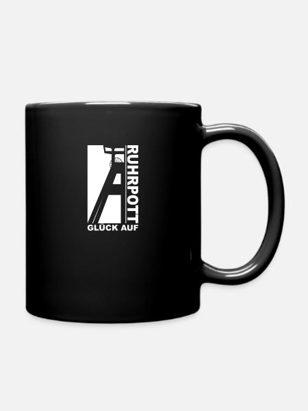 Ruhrpott Ruhrgebiet - Tasse einfarbig - Schwarz