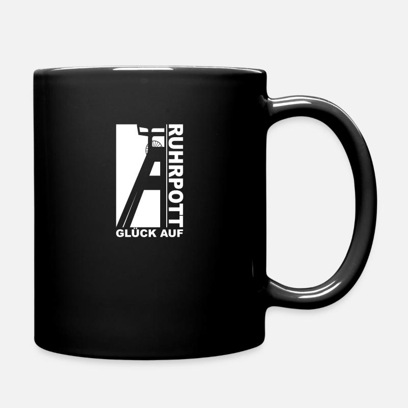 Ruhrpott Ruhrgebiet - Tasse einfarbig - Schwarz