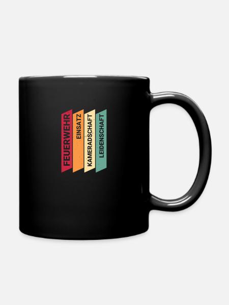 Les pompiers utilisent le pompier de la camaraderie - Mug uni - noir