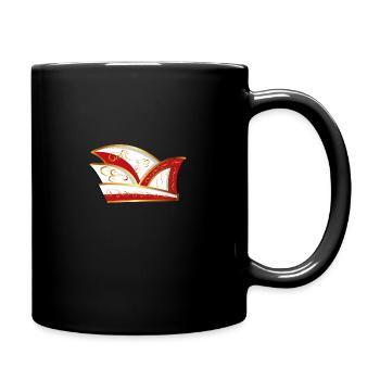 CASQUETTE DE COMITÉ CASQUETTE ROUGE BLANC CARNAVAL - Mug uni - noir - Droite