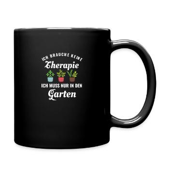 Garten - Tasse einfarbig - Schwarz - Rechts