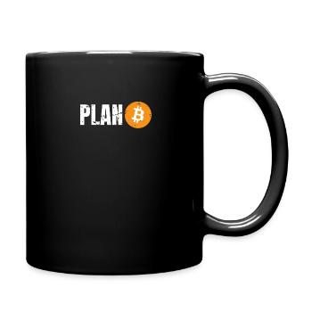 Plan B Bitcoin - Full Colour Mug - black - Right