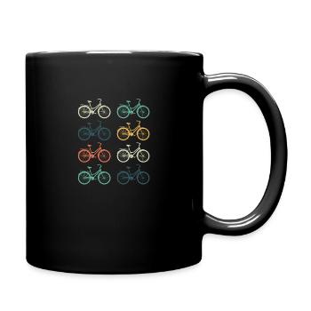 Vélos rétro - Mug uni - noir - Droite