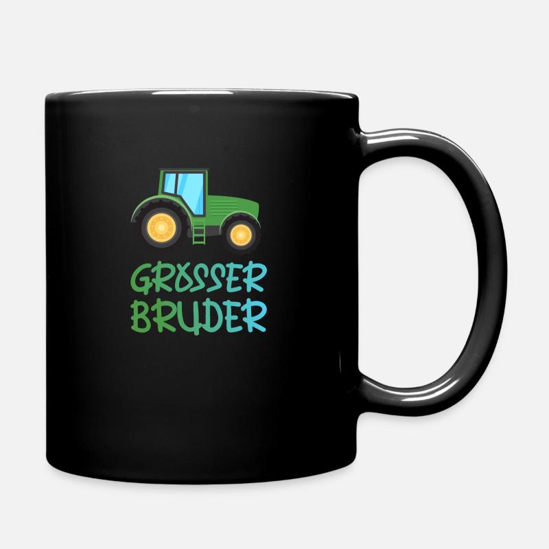 Großer Bruder - Tasse einfarbig - Schwarz