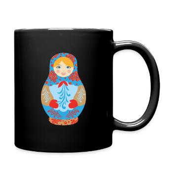 Matryochka cadeau poupée URSS Russie - Mug uni - noir - Droite