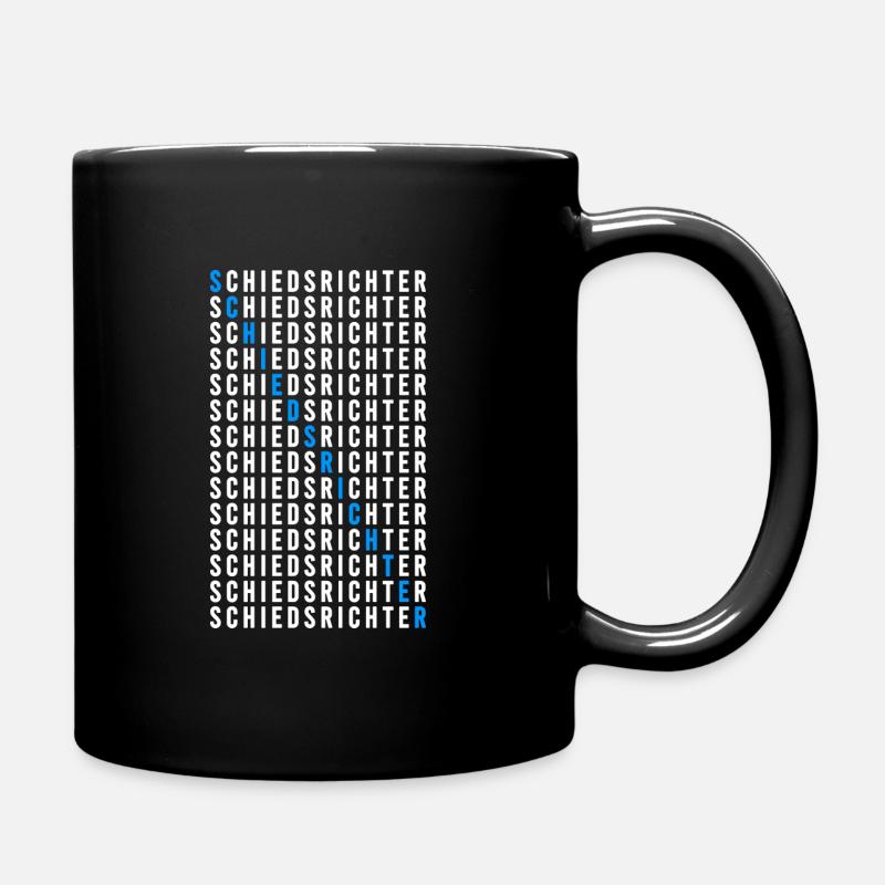 Schiedsrichter - Tasse einfarbig - Schwarz