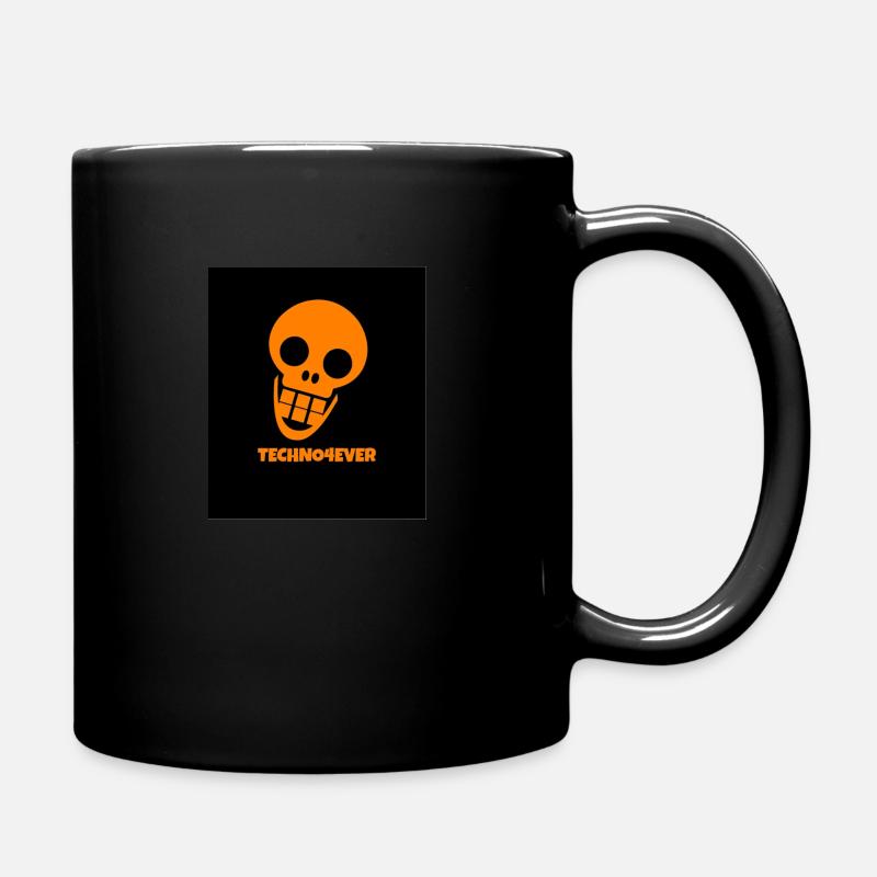 Techno4ever Orange - Full Colour Mug - black