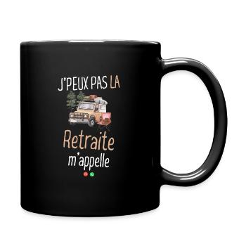 J'peux pas la retraite m'appelle - Mug uni - noir - Droite