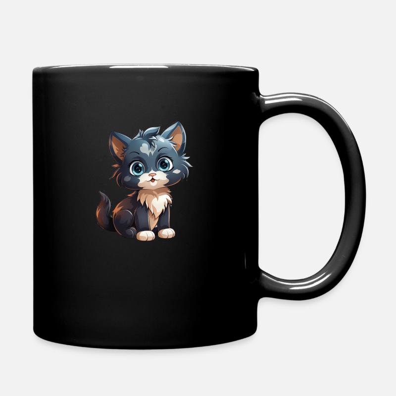 catb1 - Full Colour Mug - black