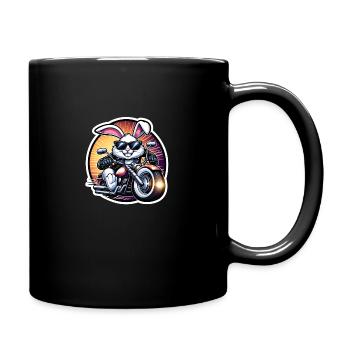 Ostern - Ich komme! - Tasse einfarbig - Schwarz - Rechts