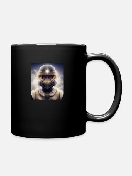 Motorrad , Man - Tasse einfarbig - Schwarz