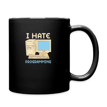 Informatiker Programmer Programming Coding Sprüche - Tasse einfarbig - Schwarz - Rechts