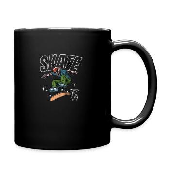 Skateboard - Mug uni - noir - Droite
