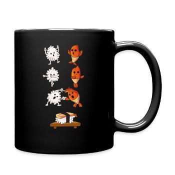 Sushi Fusion Rice & Salmon - Mug uni - noir - Droite