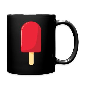 Strawberry Popsicle - Full Colour Mug - black - Right
