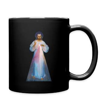 Jesus I trust in You, Jesus I trust in You - Full Colour Mug - black - Right