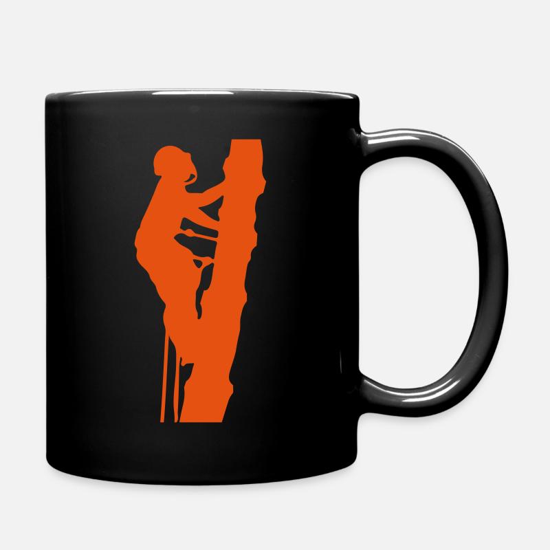 Baumkletterer - Tasse einfarbig - Schwarz