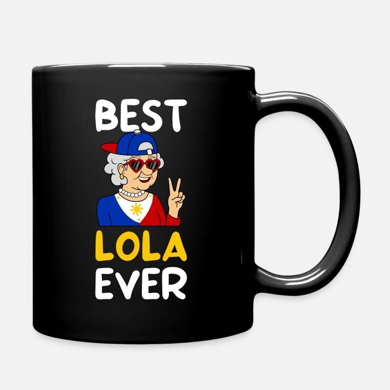 Meilleure Lola de tous les temps / Tagalog Grandma, Philippines - Mug uni - noir