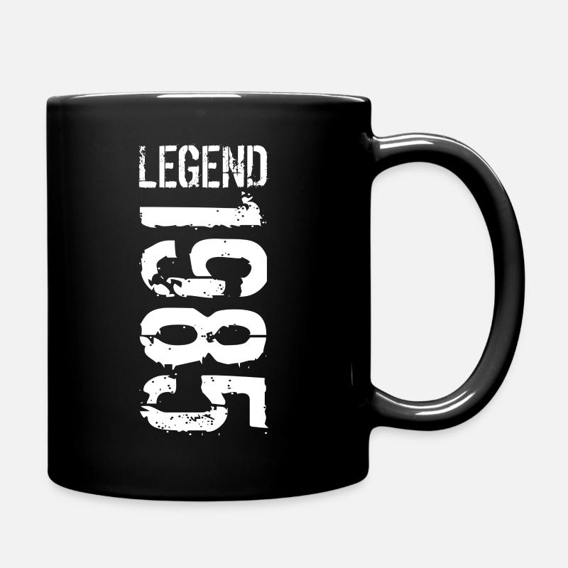 Legend 1985 white - Full Colour Mug - black