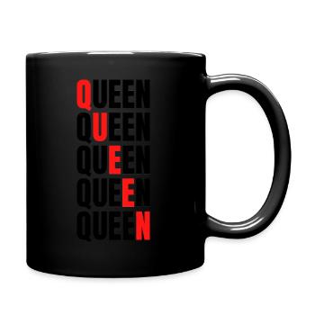 Queen - Full Colour Mug - black - Right