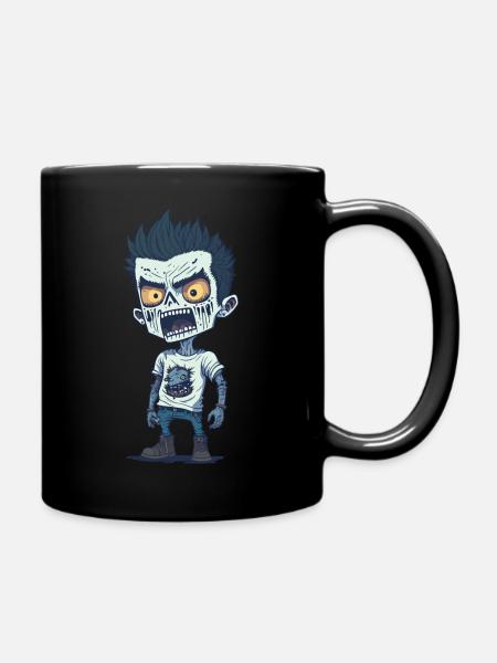 Zombie Apokalypse - Untoter - Tasse einfarbig - Schwarz