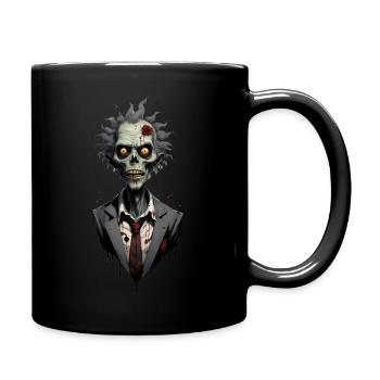 ZOMBIE en costume 2 - Mug uni - noir - Droite