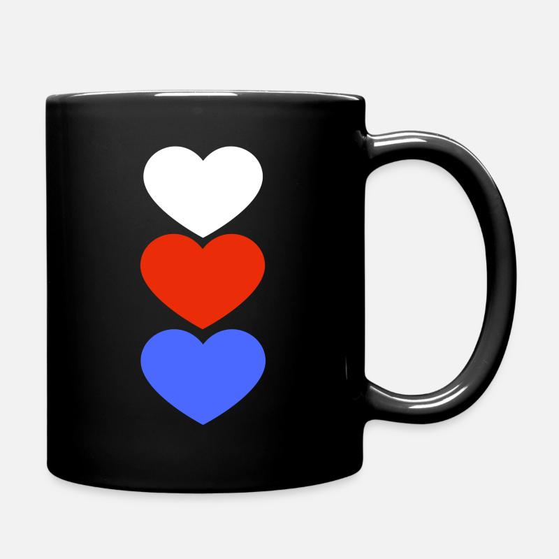 Die drei Frage.... - Tasse einfarbig - Schwarz