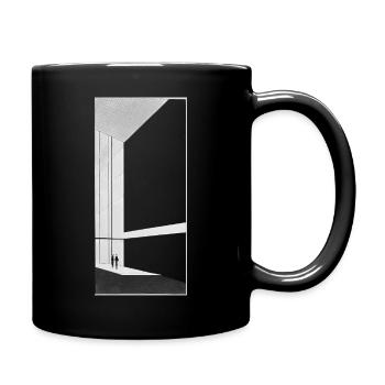 ModernArt - Tasse einfarbig - Schwarz - Rechts