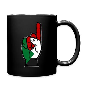 Sudan flag number 1 - Full Colour Mug - black - Right