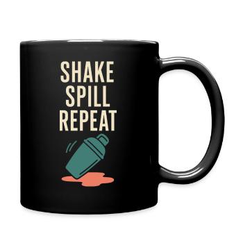 Shaker Steckt Fest Anfänger-mixologe - Tasse einfarbig - Schwarz - Rechts