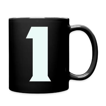 1 - Mug uni - noir - Droite
